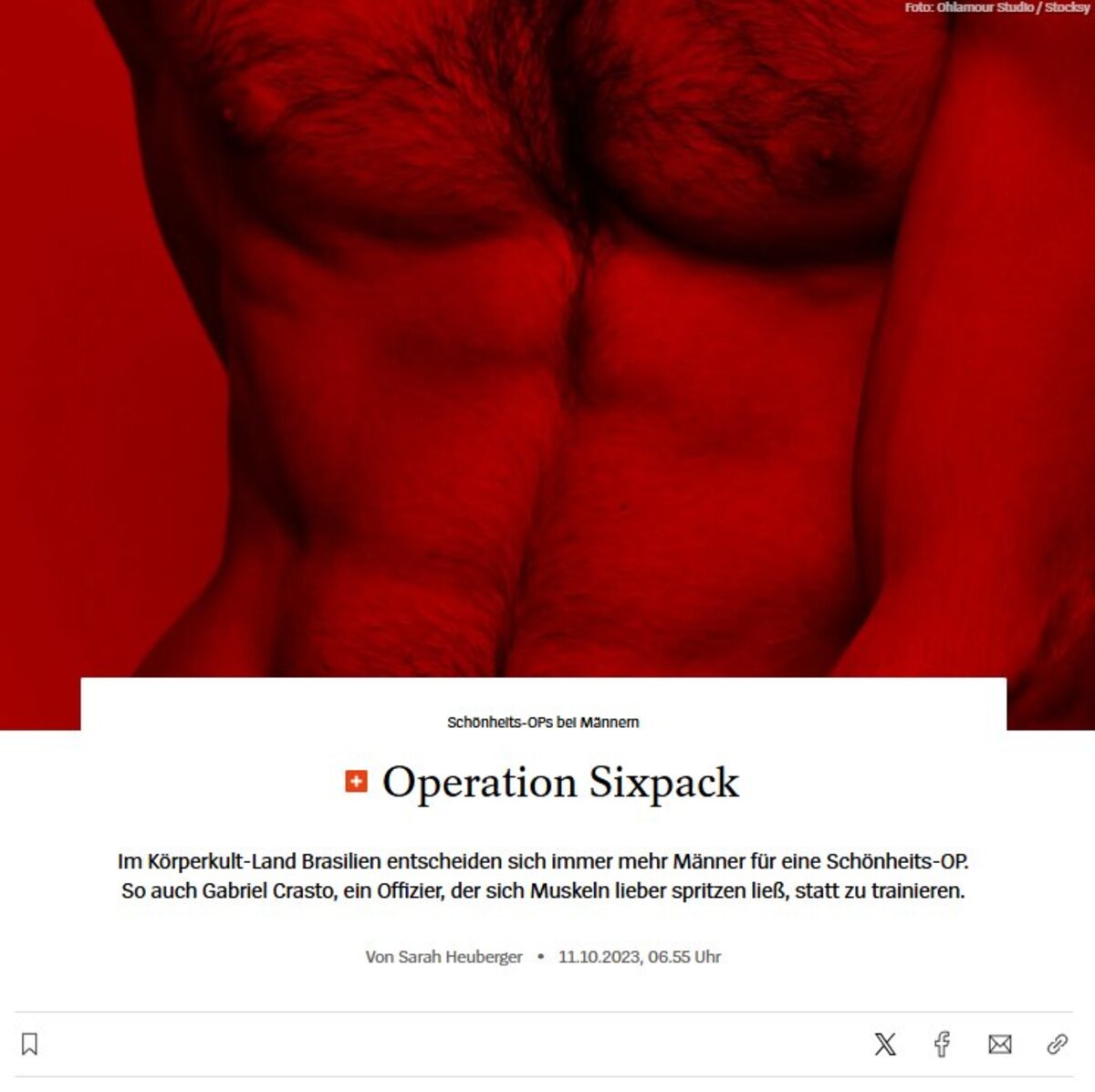 Publicação sobre Dr. Leandro Faustino na Der Spiegel — Operation Sixpack