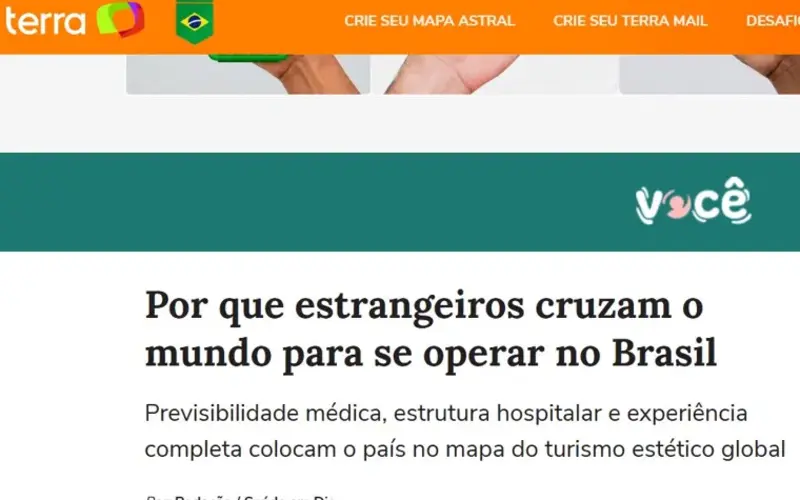 Terra — Por que estrangeiros cruzam o mundo para se operar no Brasil