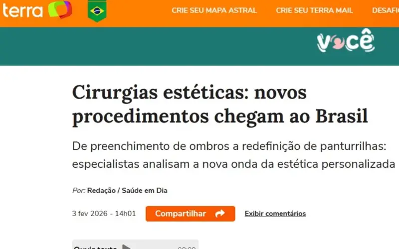 Terra — Cirurgias estéticas: novos procedimentos chegam ao Brasil